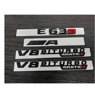 Gloss Black E63S for AMG Biturbo 4matic  emblem badge For-Mercedes-Benz E63 AMG W213 KXKX
