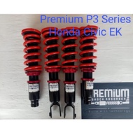 Honda Civic EK EJ SO4 - Premium P3 hilow Bodyshift ADJUSTABLE ABSORBER