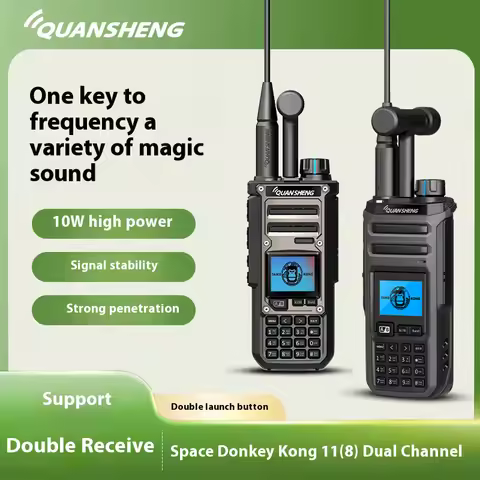 Quansheng TK11 Walkie Talkie Taiko Kong TK11(5) Magic Voice TK11(8) 10W Wireless Frequency AM FM CB 