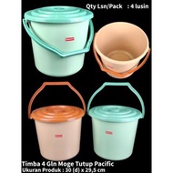 3.5 gallon bucket, 4 gallons, 5 gallon Pacific Bucket 3.5, 4, 5 gallons with lid handle