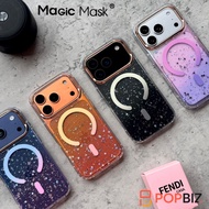 MAGIC MASK premium case | starry color case with magnetic for iP16 pro max/16 pro/16plus/16/15 pro m