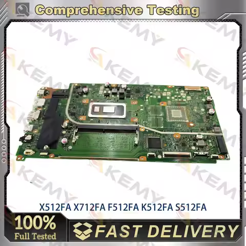 X512FA Laptop Motherboard For ASUS X512FJG X512FJ A512F S512F X512FB X512FL K512F V512F Mainboard Wi