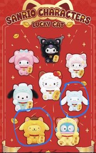 Top toy sanrio 招財貓掛件公仔