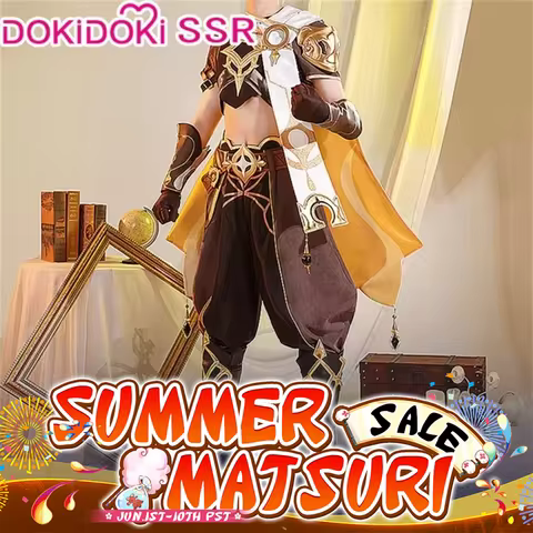 【Partial Ready for Ship】Traveler Aether Cosplay Game Genshin Impact Cosplay Costume DokiDoki-SSR Tra