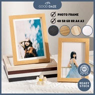 【GOOD DAZE】Wall Photo Frame Stand Home Decor 4R 5R 6R 8R A4 A3 Frem Gambar Bingkai Gambar Murah Boro