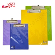 Plastic Clipboard Size A4 A5 RHINO Mixed Colors 1 Piece Clipboard A4