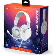 Original JBL Quantum 100 - Wired Over-Ear Gaming Headphones - White