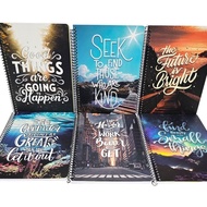 ◘ ♞Spring Leaf Premium Spiral Notebook Brightside 6"x 8.5"