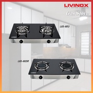 LIVINOX Gas Stove Hob Gas Cooker 2 Burner