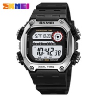 SKMEI 2126 Men's Digital Sport Watch Jam Tangan Lelaki Waterproof 50M Kalis Air Tahan Lasak Countdow