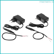 YIN 5 5mmx2 1mm Converter Power Adapter AC 100-240V to for DC 3V 1A Power Supply Charger EU US Plug 