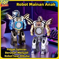TOYBEBE Fidget Spinner/ Finger Spinner Finger Spinner That Changes into a Robot Creative Finger Gasi