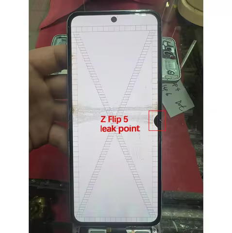 Defect Dot Amoled LCD For Samsung Z Flip 5 lcd Touch glass Full for front screen Z Flip 5 Display To