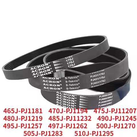 Ribbed Belt PJ 460J 465J 470J 475J 480J 485J 490J 495J 500J 505J 510J Sports Bike Treadmill Exercise