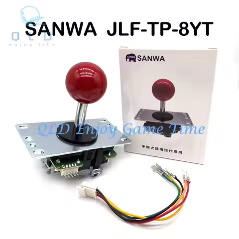 Original Brand New JLF-TP-8YT Japan Sanwa Joystick fight rocker with Ball Top Handle Arcade Joystick