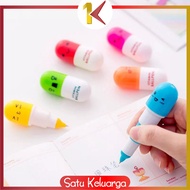 SK-A4 Pulpen Emoticon Vitamin / Pen Unik / Pena Kapsul / Pulpen Stationary Souvenir Pernikahan