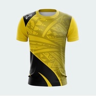 Espirit Yellow Black Jersey Baju Tshirt Microfiber