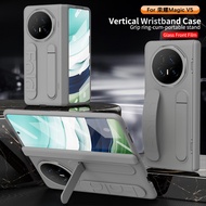 Aesthetic Casing for Honor Magic V5 V3 Business Hard PC Candy Color Magic V5 With Bracket Phone Case