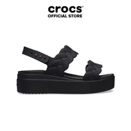 Giày Đế Xuồng Nữ Crocs Brooklyn Upper Low Wedge - Black