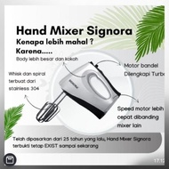 Original - Hand Mixer Signora Mixer Roti Donat Bakpao Kue