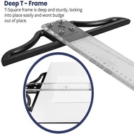 ۞ ▒ ❍ ♈ ♜ T Square 24 Inch Acrylic T Square 60cm Transparent Detachable Head For Students And Profe