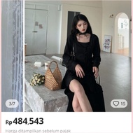 Gothic style black dress