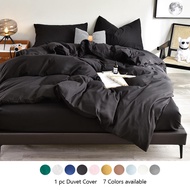 1 PC Duvet Cover Queen Size Bedding For Kids Black Color King Size Duvet Cover For Single Bed