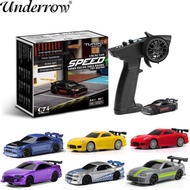 Dt Turbo Racing 1:76 C64 C73 C72 C74 Drift RC Car With Gyro Radio Full Proportional Remote Cont