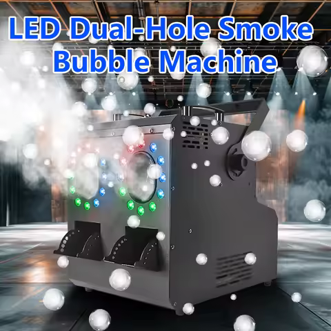 1500W 3000W LED Bubble Fog Machine DMX512 Smoke Fog Bubble Lighting Blower RGBW Stage Event Wedding 