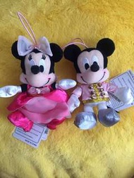 一對 米奇米妮 結婚 公仔