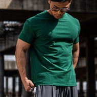 Áo Thun Cotton Nam Tay Ngắn Muscle Faith Fitness Bodybuilding round Neck Casual Sport Breathable Sli