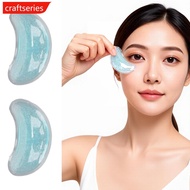 CRAFTSERIES 2pcs Hot Cold Compress Gel Eye Pads Reusable Gel Eye Bag Patch Cooling Gel Eye Patches G
