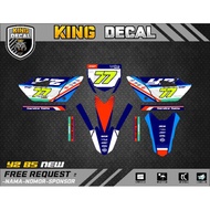 DECAL YZ NEW 85 DECAL YZ STRIPING YZ STICKER YZ NEW 85 15