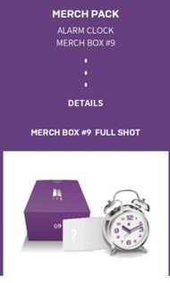 BTS membership Merch Box 9 (現貨)