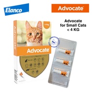 Advocate Cat Flea Medicine Small Large Cat Drops 4kg 4-8kg Tube 0.4ml 0.8ml Small Cats Large Cats Sp