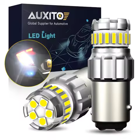 AUXITO 2Pcs 1156 BA15S P21W LED Bulb Canbus Ultra Bright 7506 1157 P21/5W BAY15D LED Lamp Auto DRL R