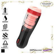 Male Telescopic Aircraft Cup Vibrating Masturbation Cup Adult Sex Toy