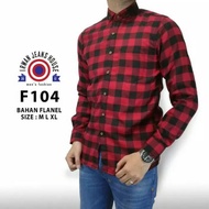 KEMEJA MERAH Men's Flannel Shirt | Men's red flannel shirt | Men's Shirts, Men's/