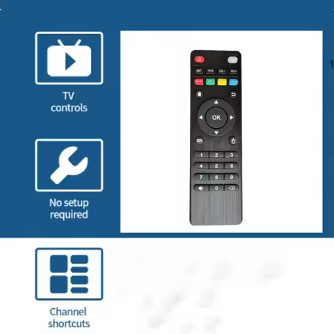Universal IR Remote Control For X96 X96mini X96W X96Q Android TV Box Set Top Box With KD Function