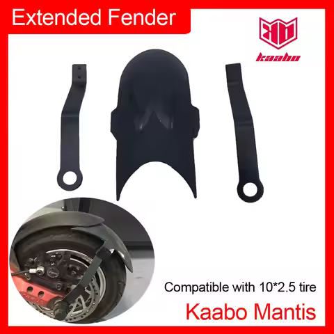 Extended Fender Set Mudguard Standard and Widen Front Rear for Kaabo Mantis 10inch Electric Scooter 