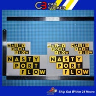 Nasty Port Flow Sticker Cutting / cs369