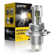 AUXITO 1Pcs 1500Lm Walang Fan Motorcycle Headlight Hi Lo Beam H4 Hb3 LE Bulbs Er Bright Motorbik