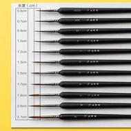 Fine line trimming brush 000 and 00000 draws clay doll faces, toys, models....