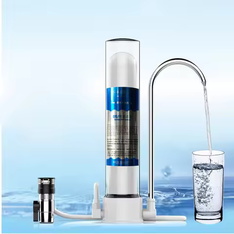 Water purifier household direct drinking tap filter tap water transparent water filter ceramic cartr