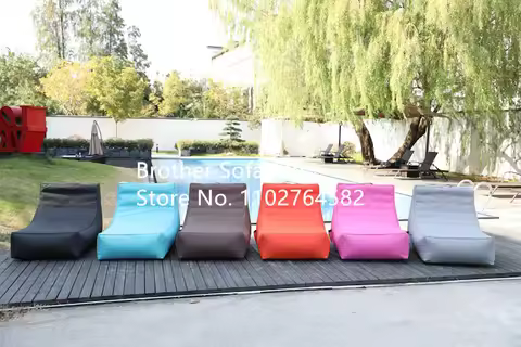 110CM long pool side beanbag sofa Outdoor Waterproof Large pearl design Sleeping Bean Bag Big Size C