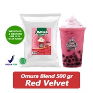 OMURA POWDER Bubuk Minuman Mix Gula Rasa Red Velvet Instant Powder Drink Omura Blend 500 Gr