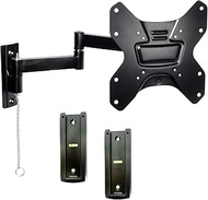 2322L-2 Portable Travel RV TV Mount Locking Articulating Arm Allows 1 TV to be used in 2 Locations,
