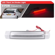 1x Led High-Mount Brilliant Red Third Brake Light White Running Light For Toyota Prius Hybrid 09-15 
