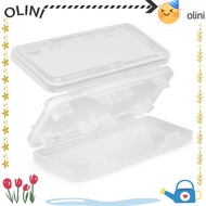 OLINI Game Cartridge , Double-layer  Cartridge Shell, Retro Gamers 4in1 Cartridge Storage Box for Ga