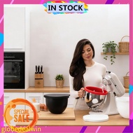 Globedealwin Silicone Bowl Liner Fit for KSM150 KSM180 KSM170 KSM160 KSM155 5QT Stand Mixer with Lid